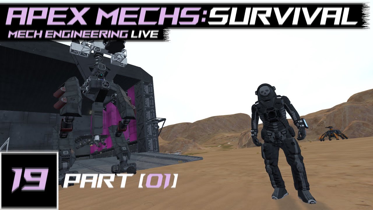 Apex Mechs:Survival [EP.19] PART 01 | Space Engineers Mech Engineering | Live Stream