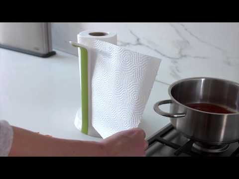 держатель-для-полотенец-easy-tear-kitchen-roll-holder-white-/-green
