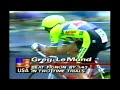 1989 tour de france stage 21 time trial  lemond wins overall by 8 seconds