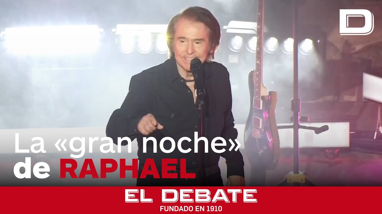 Raphael brilla en su esperado regreso a los escenarios