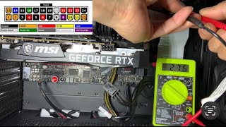 How To Check Atx 24-Pin Psu Voltage With A Multimeter.