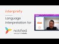Adding Interprefy to Notified (formerly Intrado) events | Real-time interpreting for virtual events