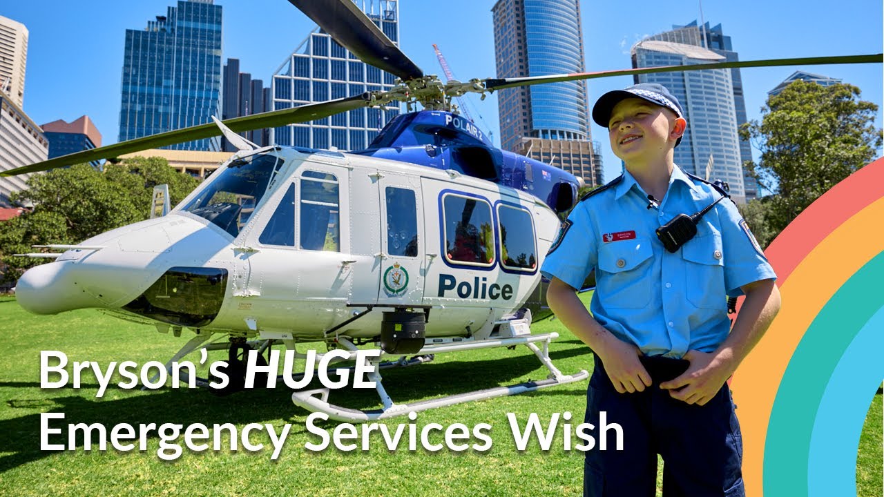 Bryson's HUGE Emergency Services Wish! | Make-A-Wish Australia