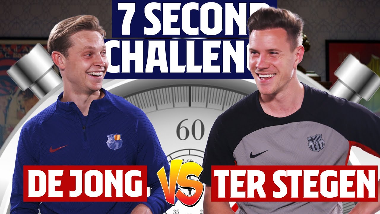 ⏱️ 7 SECOND CHALLENGE | DE JONG vs TER STEGEN | LA LIGA 22-23 EDITION