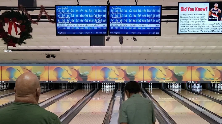 Bob Hoglund- incredible game at Maple Lanes Countr...