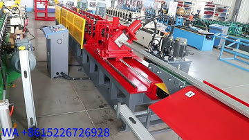 CU stud and track machine with size auto adjustment functions.