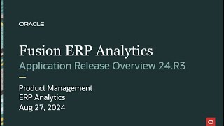 Famous Fusion AI Data Platform – Overview for Fusion ERP Analytics 24.R3 Application Release Wealth