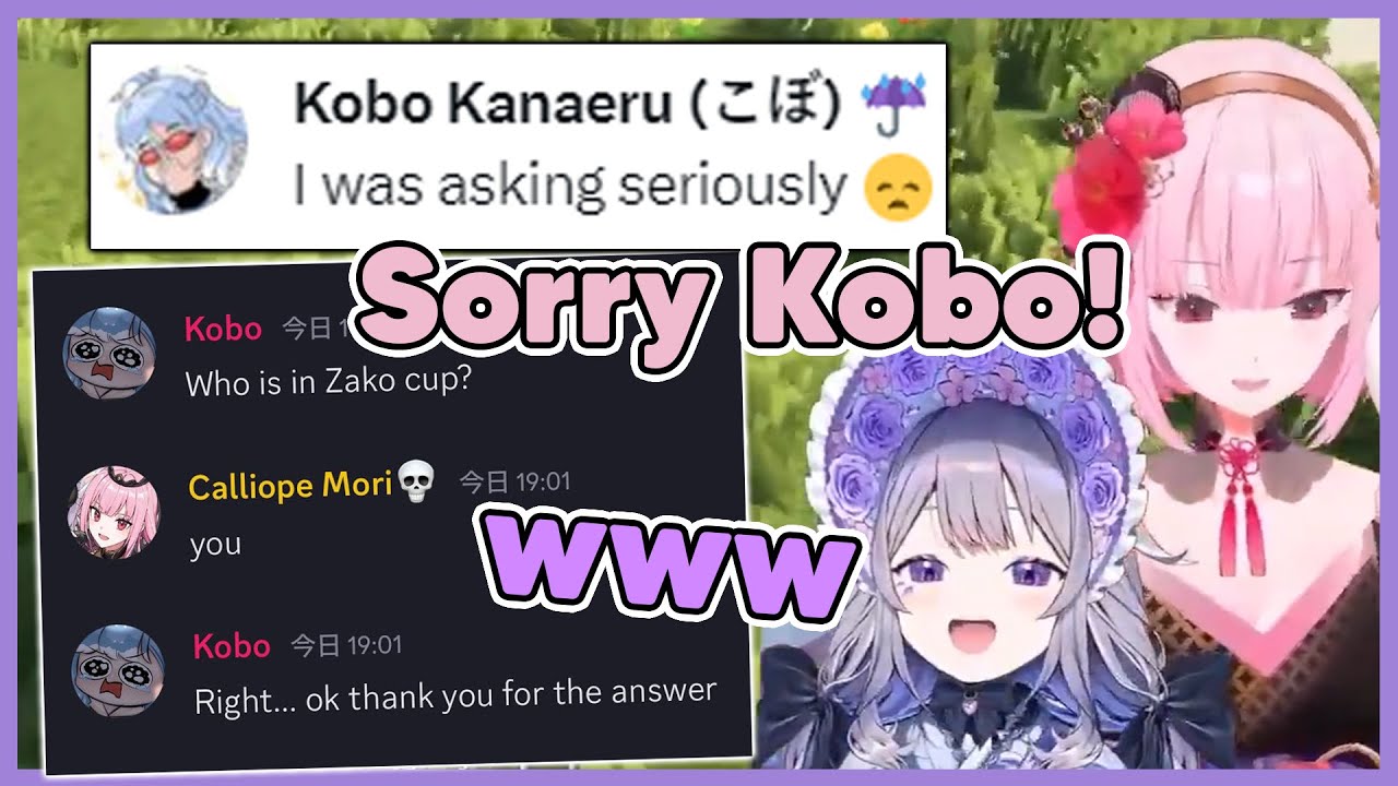 Biboo and Calli talks about that discord interaction with Kobo about the tournament