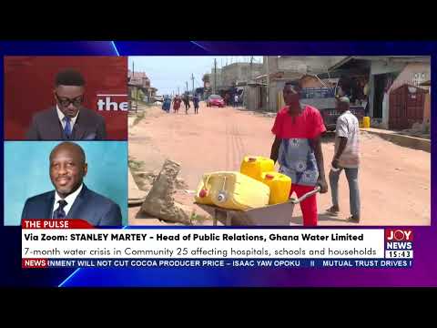 Water crisis: Production at the Kpone Treatment Plant has begun - Stanley Martey.