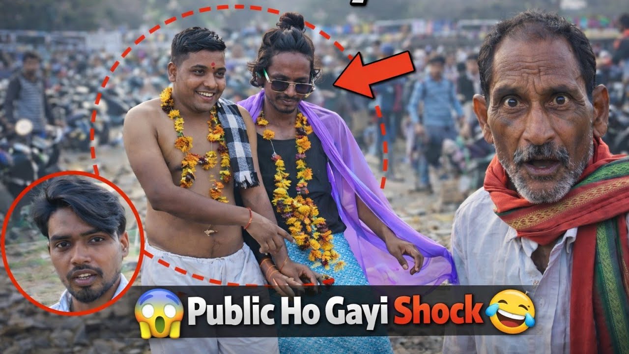 🤣Market Mein Do Ladke Ban Gaye Ladki… Logon Ka 😱 Reaction Dekhkar Hil Jaoge #falanevlog