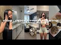 Vlog  come tour apartments with me trying crumble cookie  working out