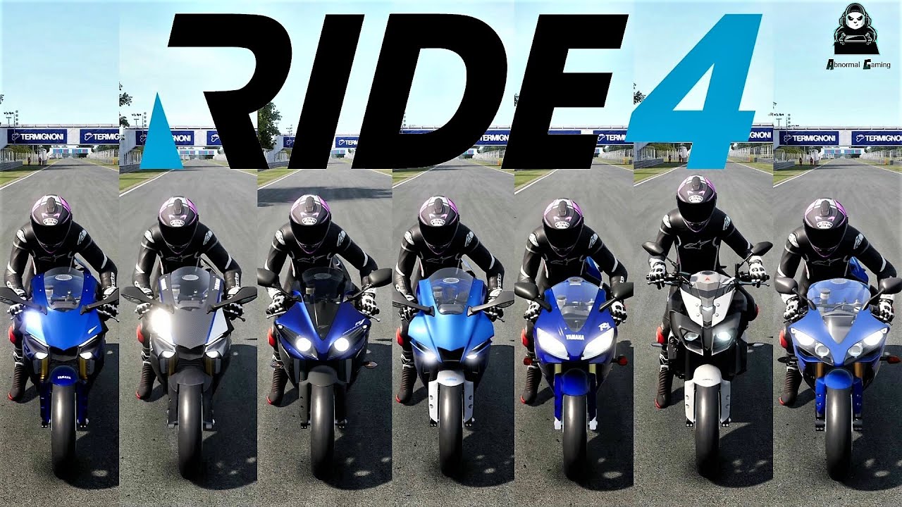 Top 10 Fastest Yamaha SuperBikes Top Speed Battle || Ride 4 || 4k 60FPS