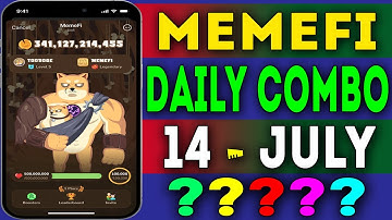 Memefi Daily Combo 14 July 2024 | today memefi 4,000,000 coin