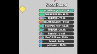 Diep.io | Getting hunted by the same hunter! (750k Overlord 4TDM)