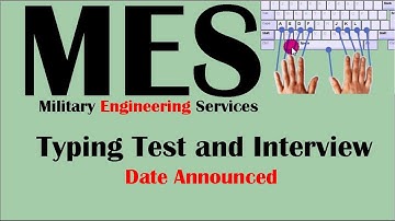 MES Typing Test Method and Tips | MES, Navy, Army LDC Typing Test  | How to pass the Typing Test?