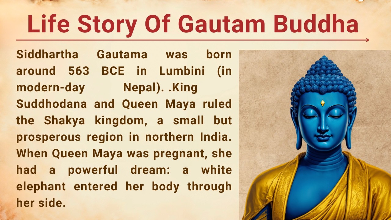 Who Was Gautam Buddha | Easy English Listening Practice