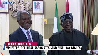 Ministers, Political Associates Send Birth Wishes To President Tinubu At 72