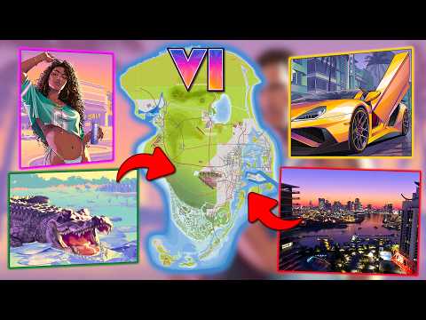 NEW GTA 6 Artworks and Video Analyzed and Mapped COMPLETELY