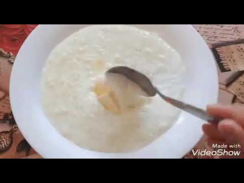 Молочная рисовая каша, быстро и вкусно