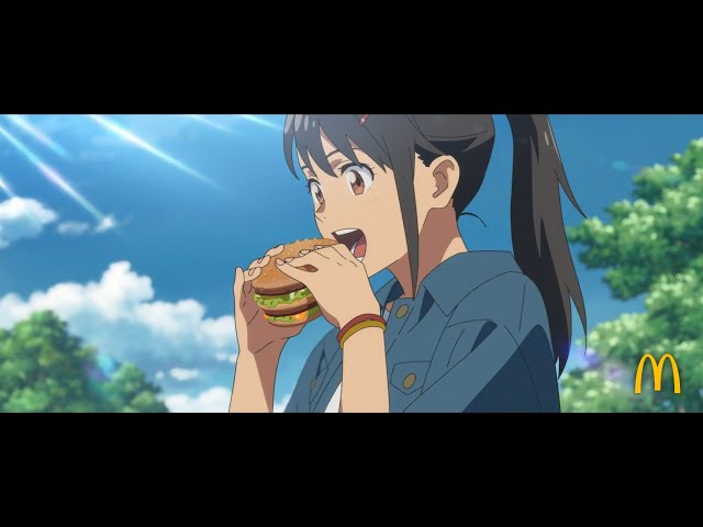コミック・アニメ McDonald's Hamburger Fist of the North Star Artist Makes an Intense Anime Ad for