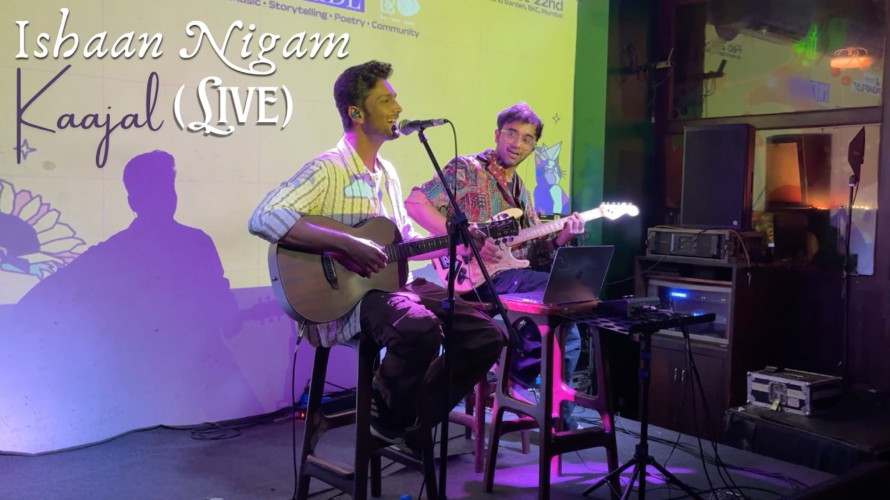 Ishaan Nigam Live - Kaajal (Live) for Spoken Fest Prelude at Bonobo, Bandra West