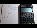 Residuo de una división en la calculadora científica casio fx-991es plus #maths #matematicas