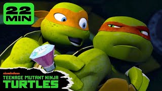 22 MINUTES of the Turtles Being Teenagers 😎 (Literally) | TMNT