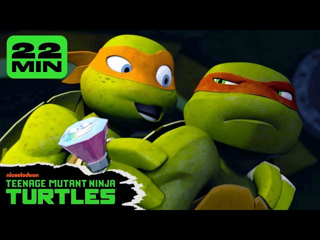 22 MINUTES of the Turtles Being Teenagers 😎 (Literally) | TMNT class=