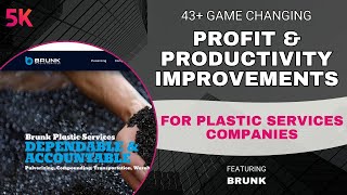 AI Strategies to Boost Profit & Productivity for Plastic Services Companies | Featuring Brunk