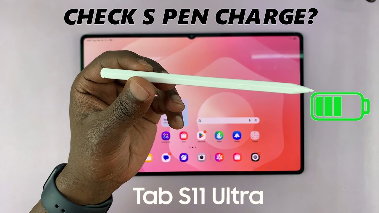 Можно ли проверить уровень заряда батареи S Pen на Samsung Galaxy Tab S11 Ultra?