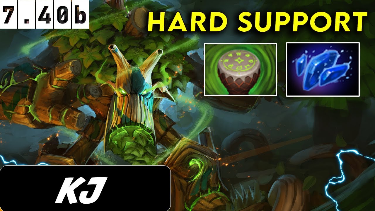 KJ Treant Protector Hard Support - Dota 2 Patch 7.40b Pro Player Full Gameplay
