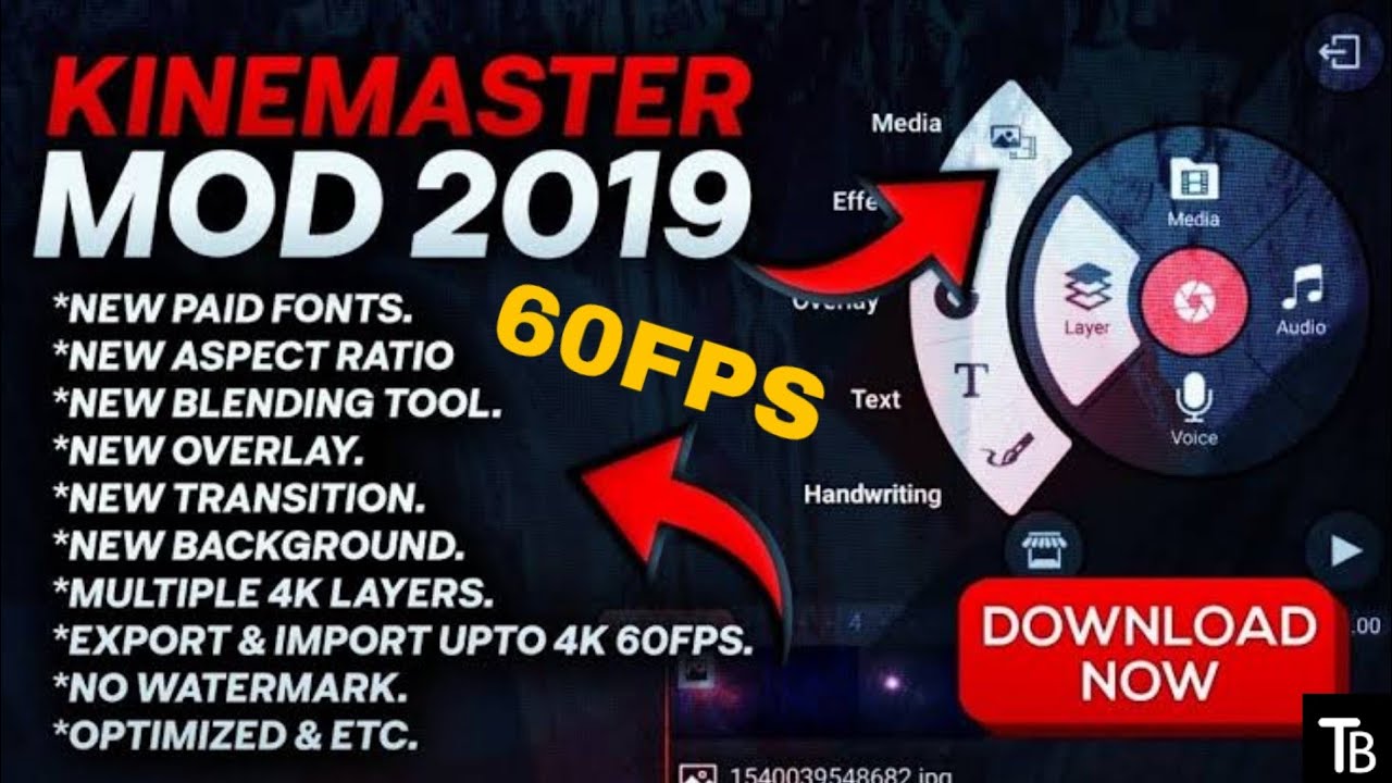 KineMaster PRO mod apk Terbaru 2019 chroma key, support layer,