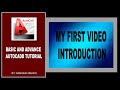 MY FIRST INTRODUCTION VIDEO