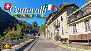 Locarno to Domodossola via Centovalli 🇨🇭🇮🇹 | Stunning Alpine Drive in 4K