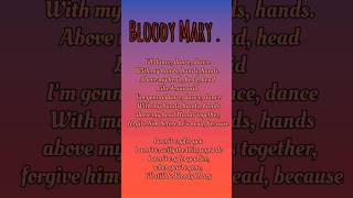 Bloody Mary - Lady Gaga 🥀 #popsongs #music #vibescheck #popularsong