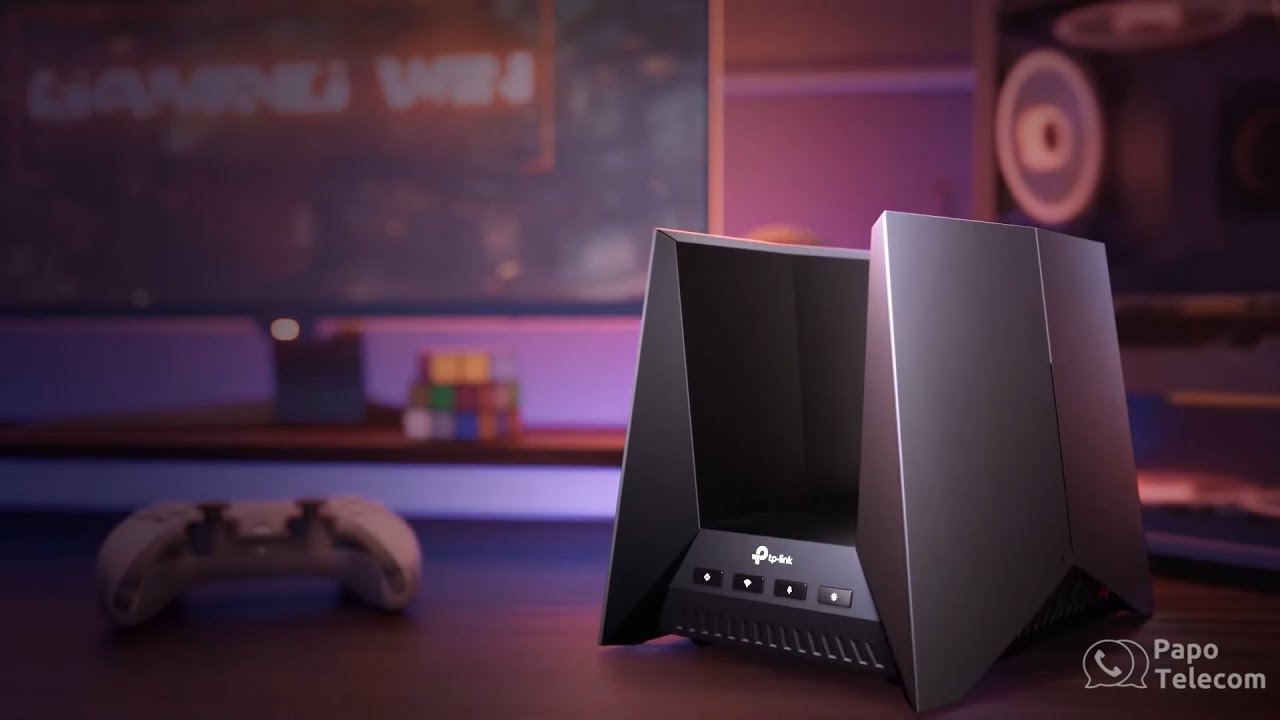 Roteador Gamer Wi-Fi 7 TP-Link Archer GE800, BE19000 Tri Band Wi