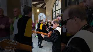 Santiago de Compostela, Spain #travel #spaintravel #streetmusic #streetperformer #trevortravels #fun