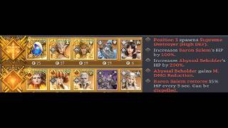 Molten Obsidian Rune Malrik Level4 Red Trial FT Jezebelle & Pierre MvP vs M.DMG resist, 100% Auto.