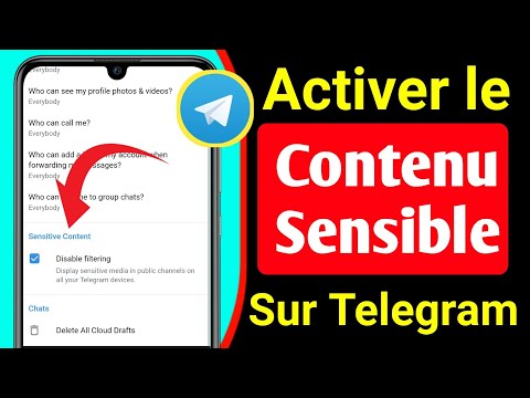 Comment activer le contenu sensible sur Telegram (Android &ios) || Fix Telegram Can't Be Displayed