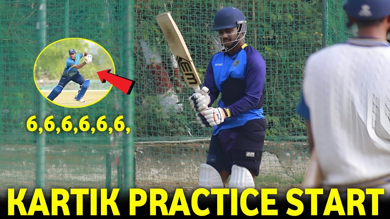 Kartik Sharma On Fire 🔥 Practice Start Csk New Player Kartik Sharma || 