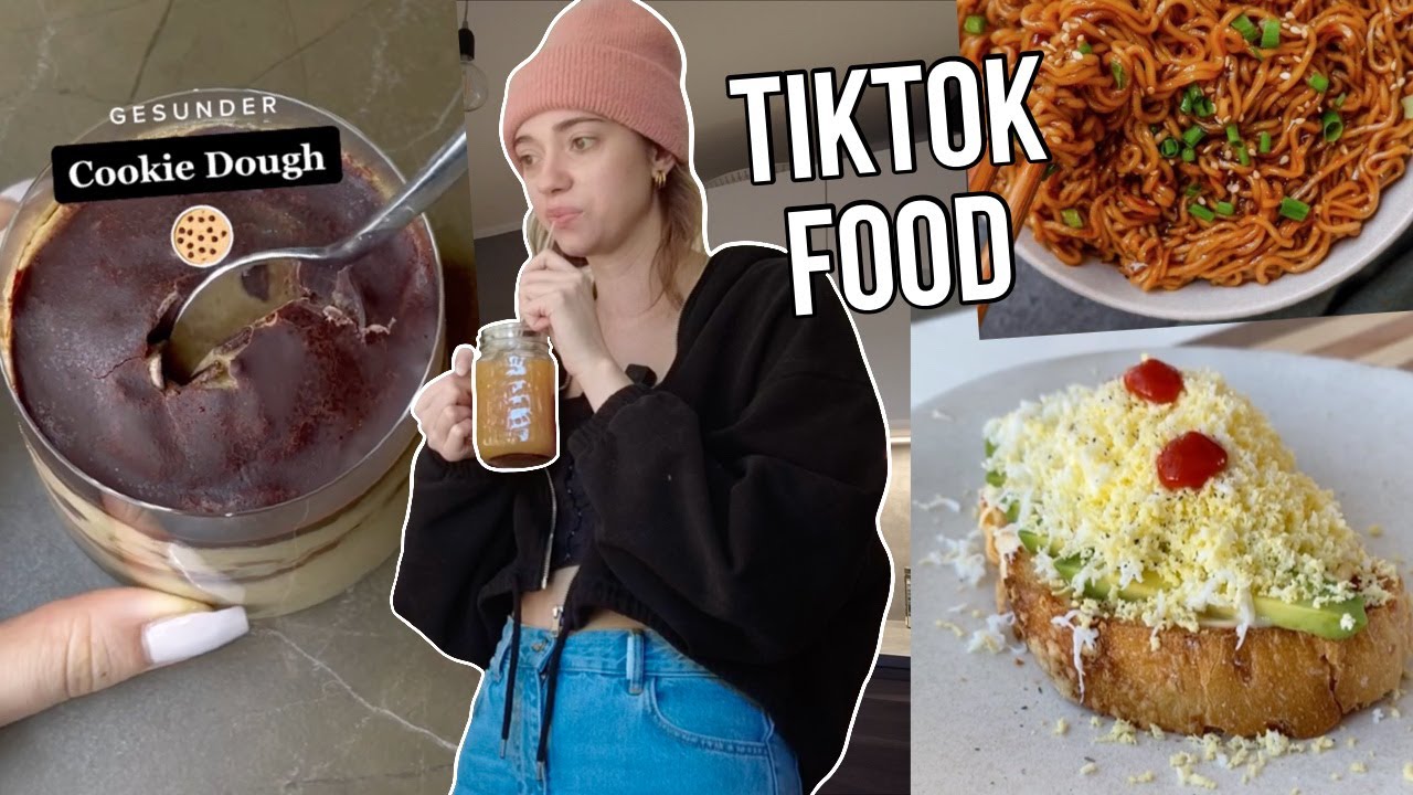 Ich esse 1 Tag nur TikTok Trend Food. (schwöre richtig lecker)