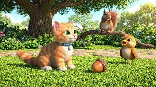 A Cat Helps a Lost Baby Bird 🐱🐦 | Kids Moral Story | 3D Animation