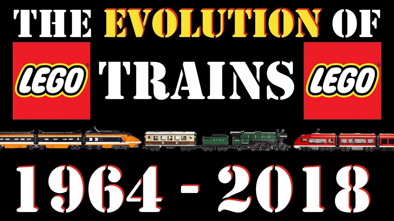 Эволюция поездов Lego 1964 -2018: история поездов Lego