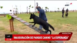 Magdalena del Mar inaugura el primer parque canino del país