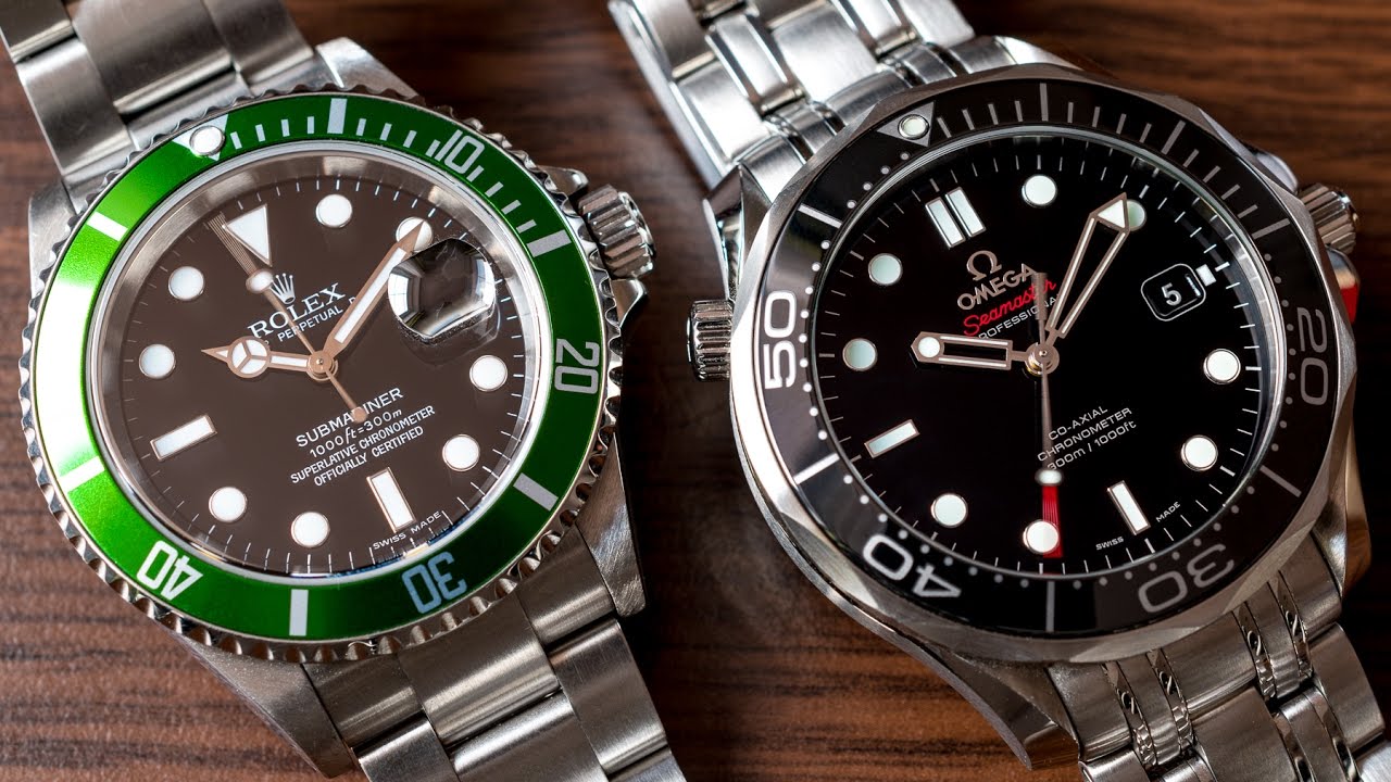 omega seamaster 300m ceramic vs rolex submariner