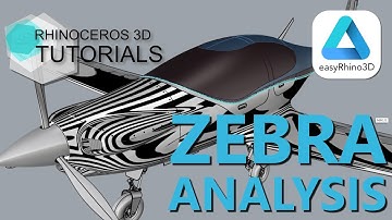 RHINO TUTORIALS - Zebra Analyzing Surface Continuity