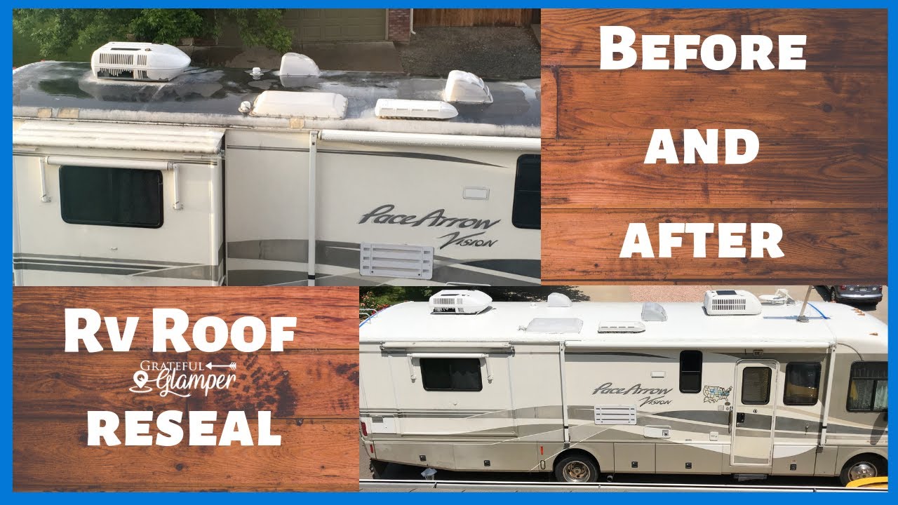 Everbond RV Roof Waterproof Coatings - RV Roof Sealant - Solar Reflective Sealant, for Trailers, Campers, Roof Repairs, and Leak Repairs. Easy to Appl