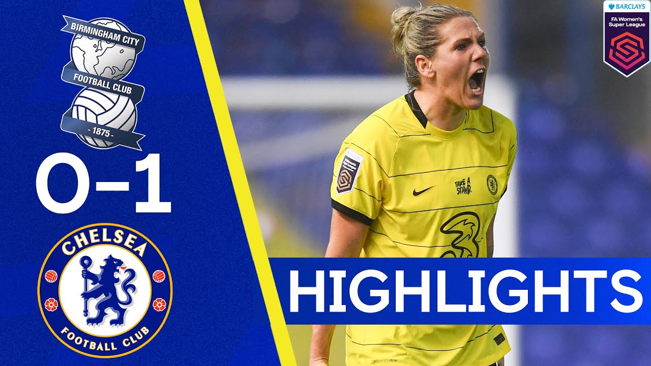 Birmingham City 0-1 Chelsea | The Blues Are One Win Away From WSL Title | Women's Super League