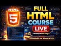 🔴Day 8 - HTML full course LIVE | Forms in HTML | Developer Shaurya