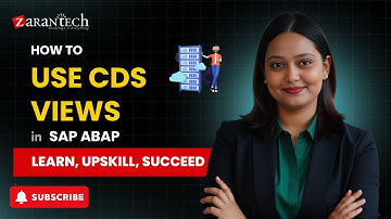 How to Use CDS Views in SAP ABAP | ZaranTech